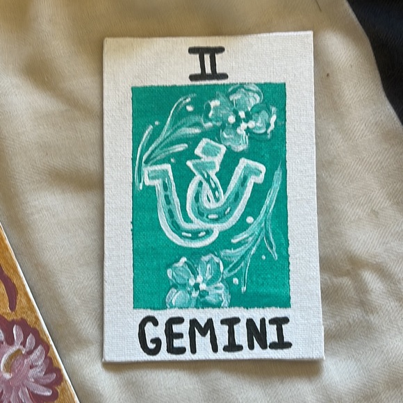 Gemini and Skull Western Tarot Card Painting Set - Picture 6 of 10